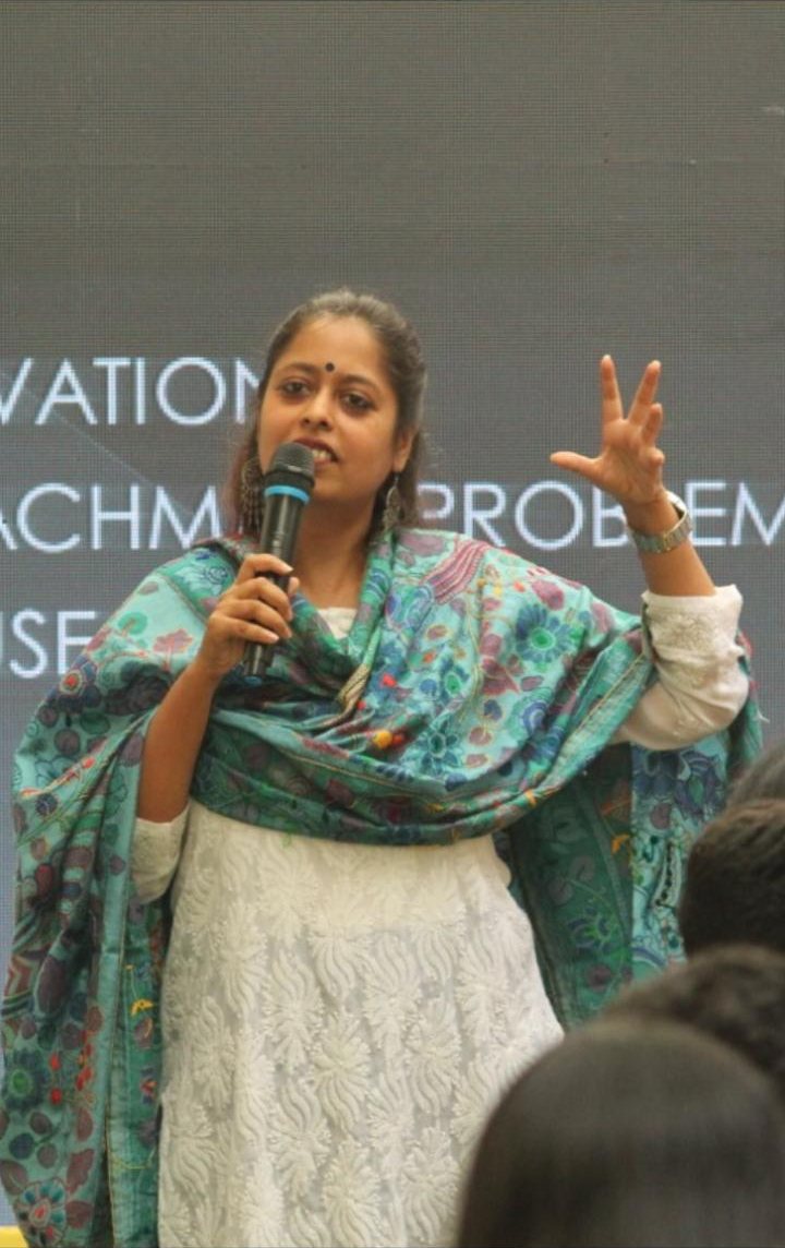 Dr. Swapna Palkar speaking at a workshop