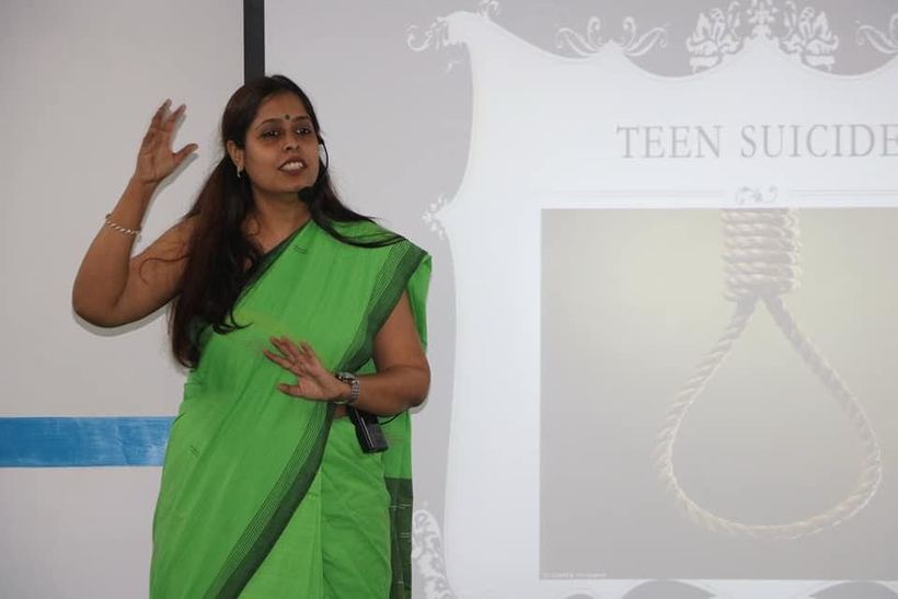 Dr. Swapna Palkar — a moment from talks and gatherings